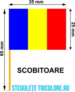 Stegulete hartie tricolore Scobitoare